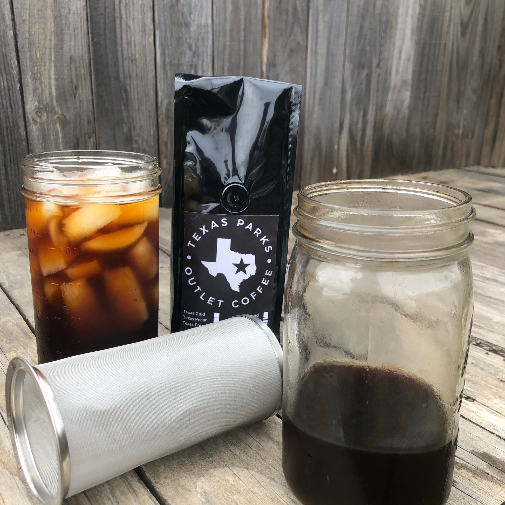 TXPO Cold Brew Filter Kit + Coffee – Texas Parks Outlet